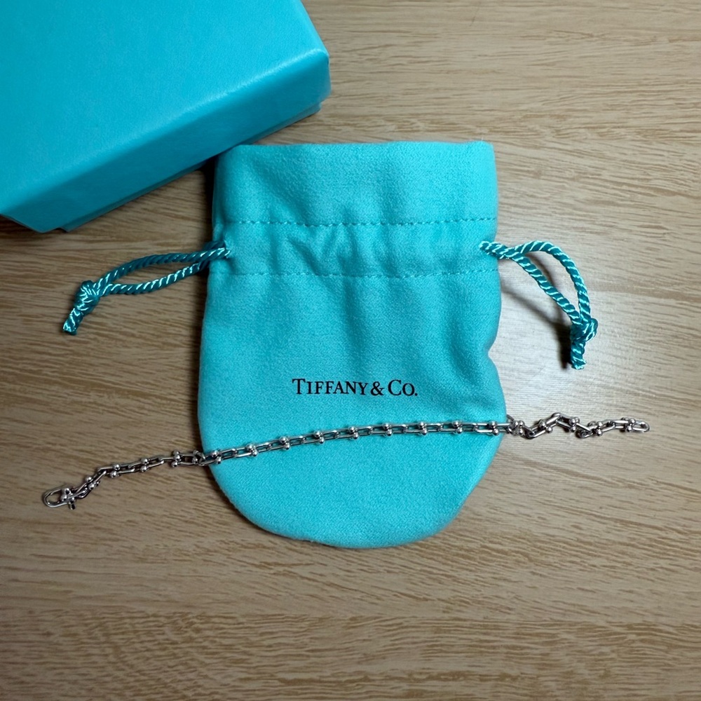 Tiffany micro link bracelet size medium